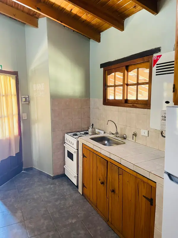 Cocina completa de la Cabaña Especial